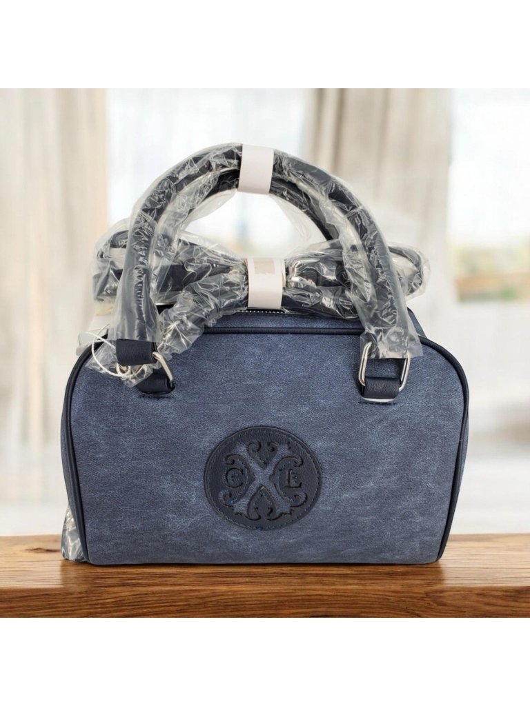 Cxl Christian Lacroix Jasper Indigo Denim Satchel Crossbody Bag Nwt